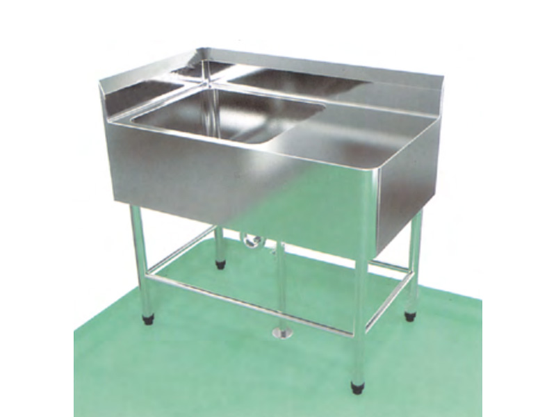 LH0097-支架式左角帶平臺洗手池