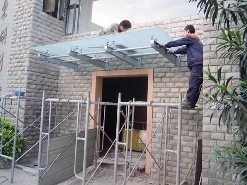 玻璃雨棚工程案例