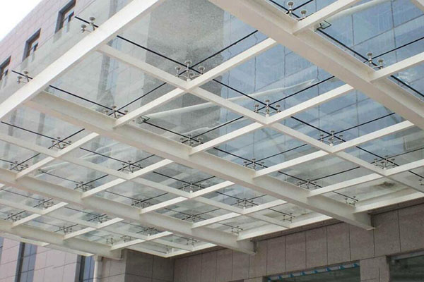 玻璃雨棚 玻璃雨棚